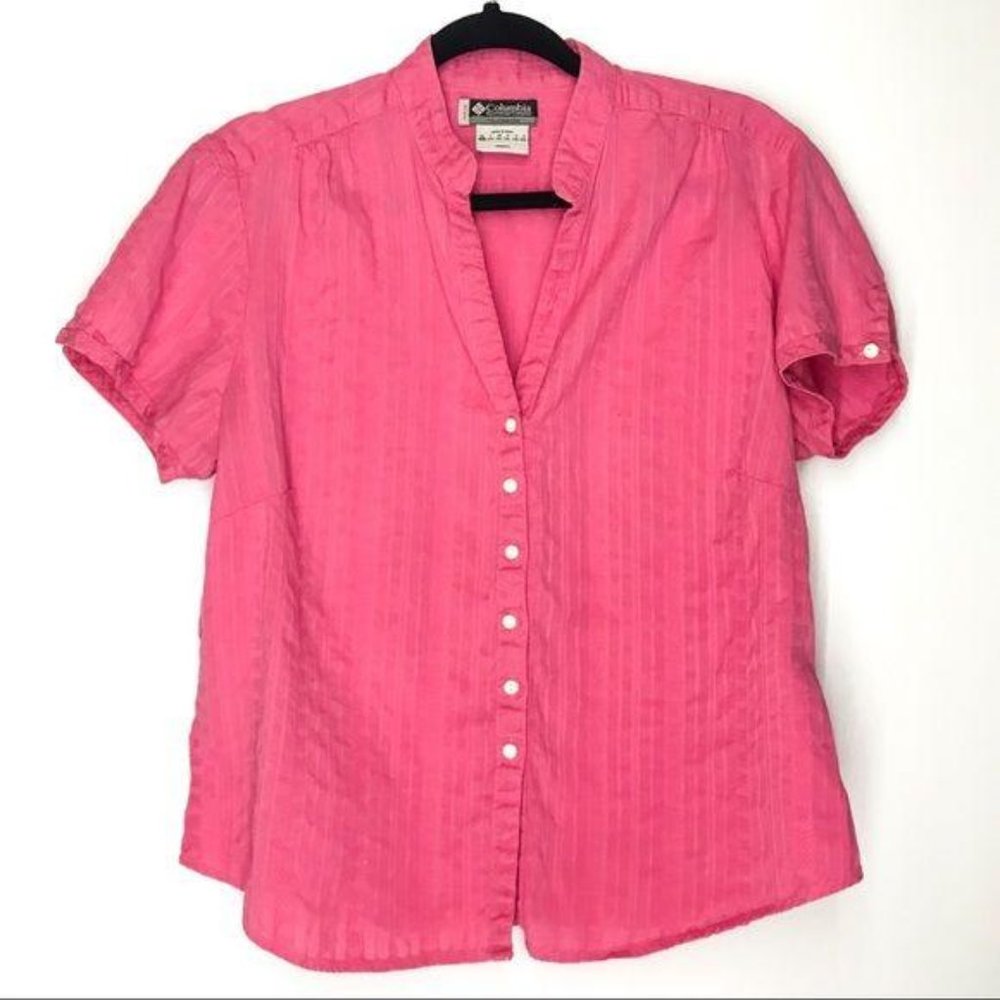 Columbia XCO Button Down Short Sleeve Blouse